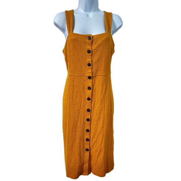 Madewell Dresses & Skirts - Madewell Texture & Thread Button-Front Tank Dress/M